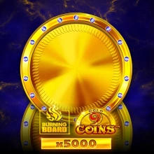 9 kolikkoa Kultainen polttolauta