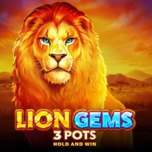 Lion Gems 3 Pots: Hold and Win