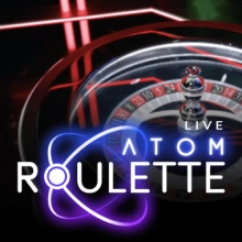 Rotes Atom-Roulette