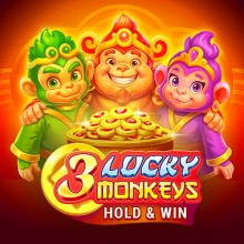 3 Lucky Monkeys Hold & Win