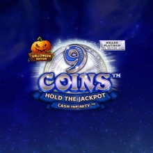9 kolikkoa Grand Platinum Edition Halloween Jackpotit